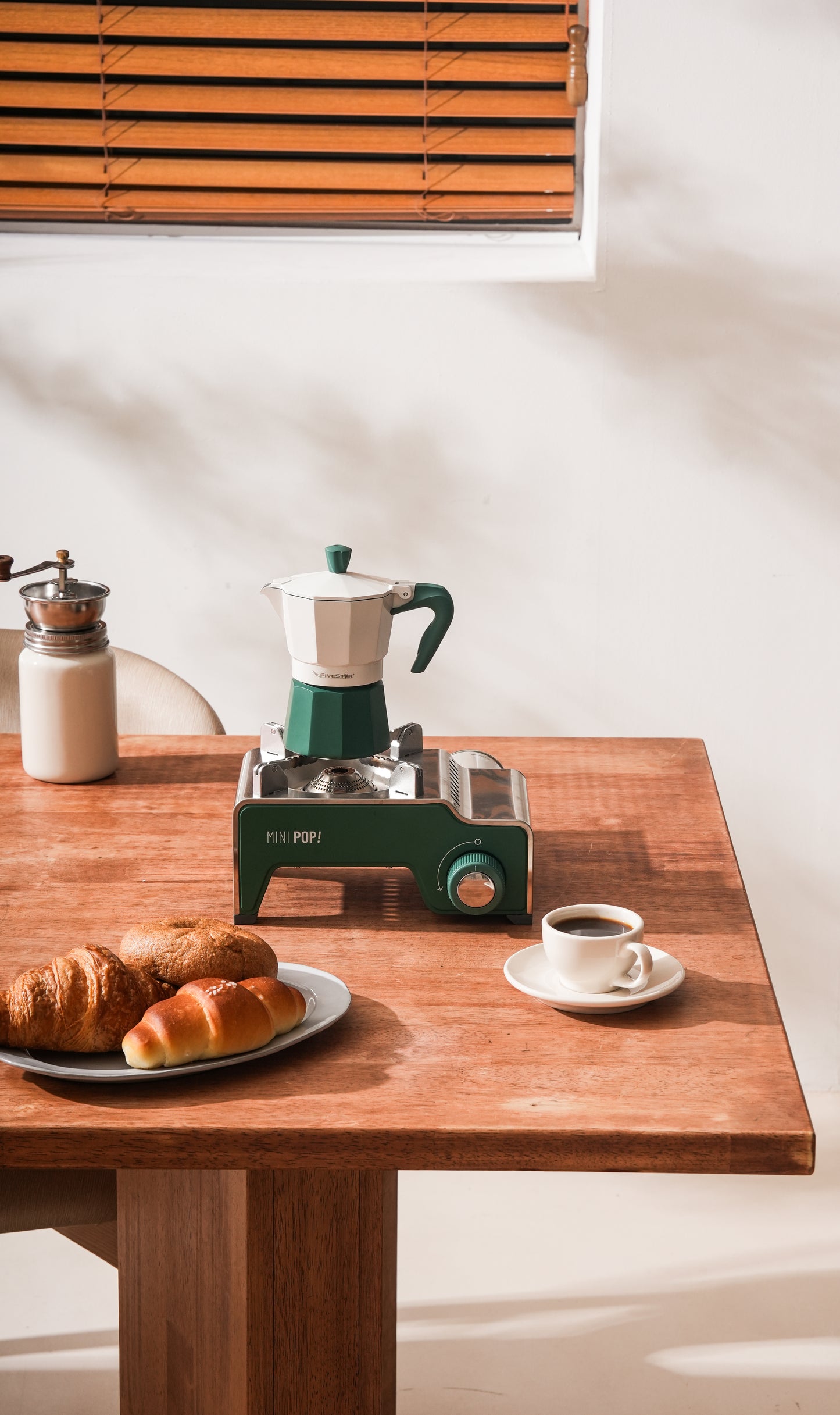 MINI POP Butane Gas Stove & MOKA POT