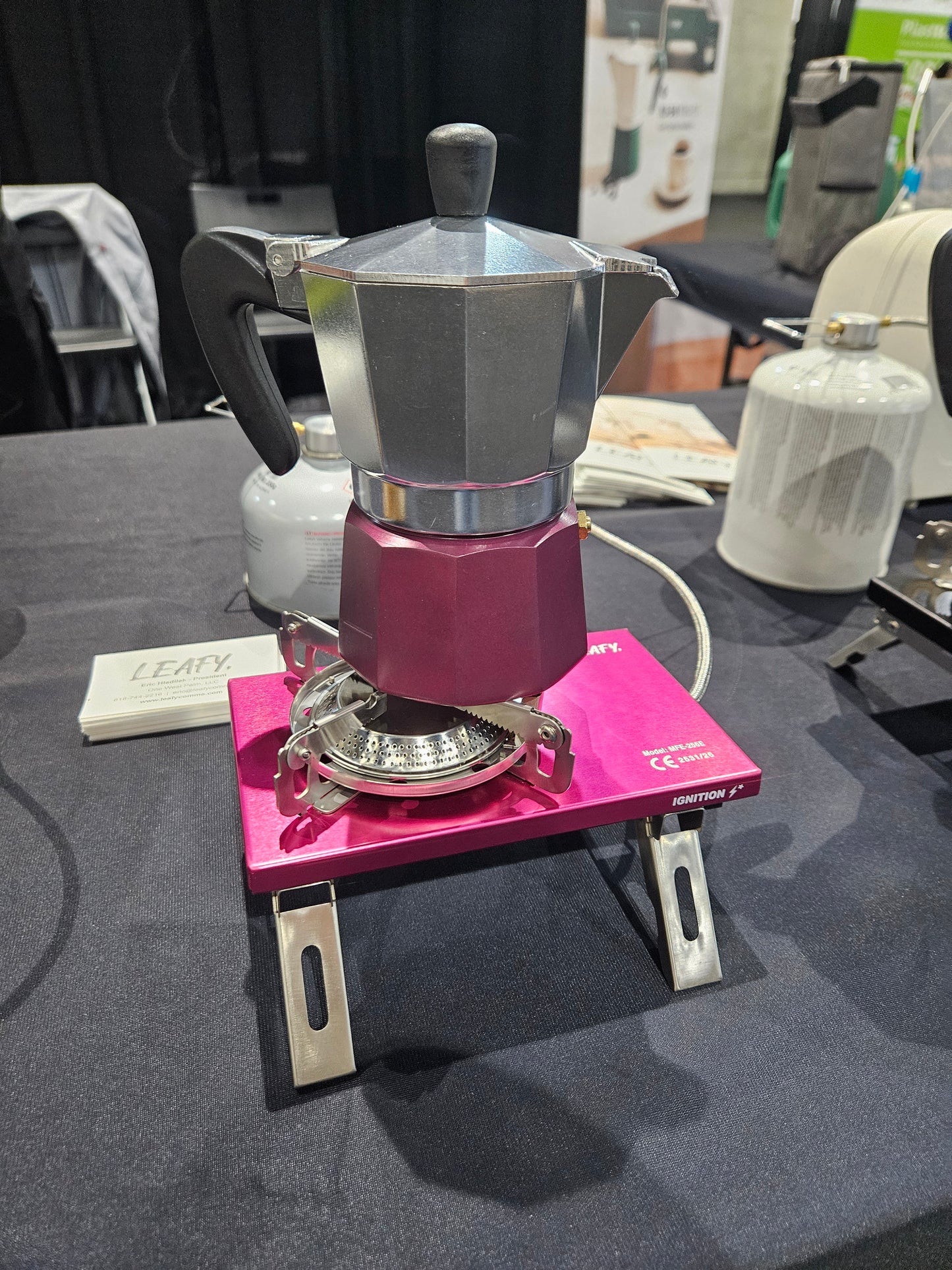 MINI SHOT Butane Gas Stove & MOKA POT